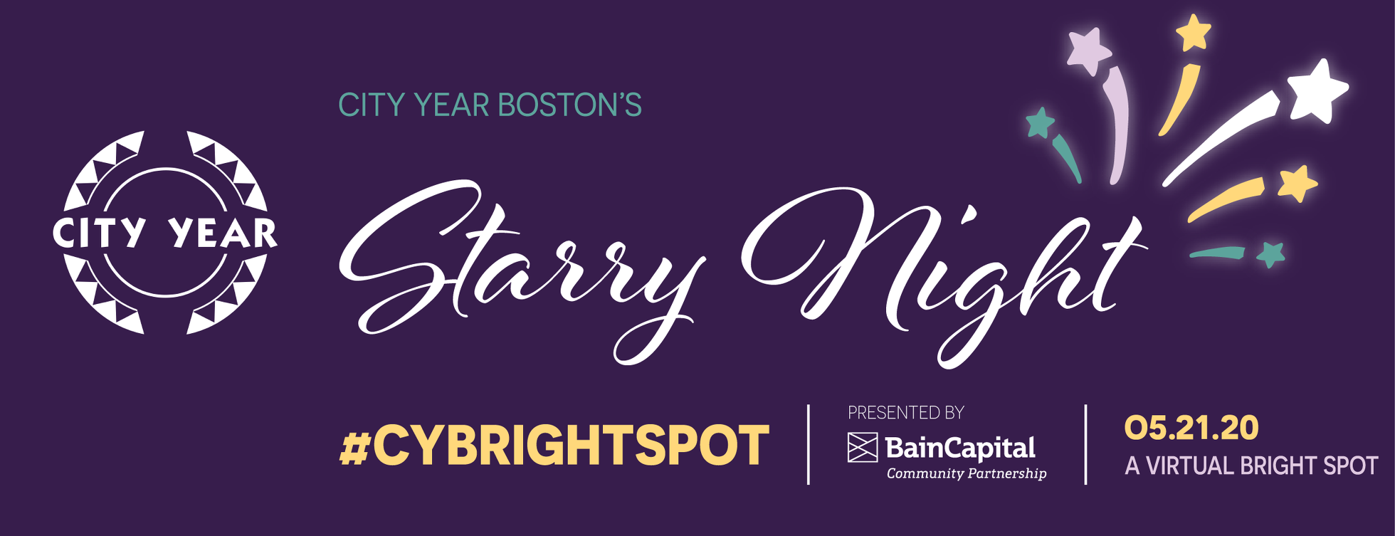 City Year Boston's Starry Night - A Virtual Bright Spot